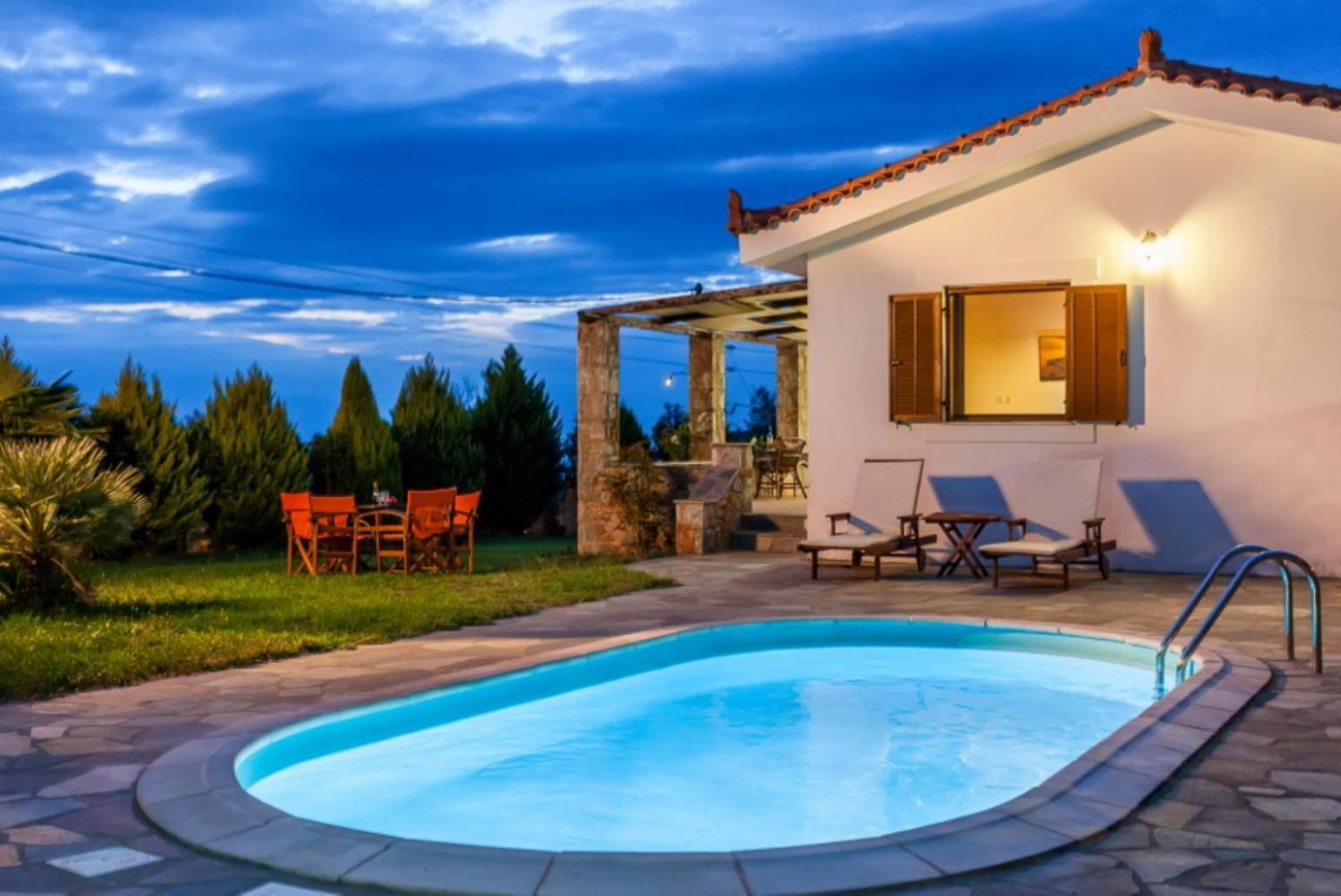 Villa Katerina Panormos  Bagian luar foto