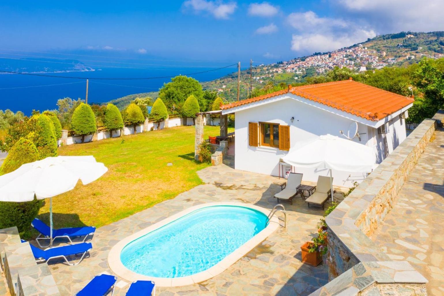 Villa Katerina Panormos  Bagian luar foto