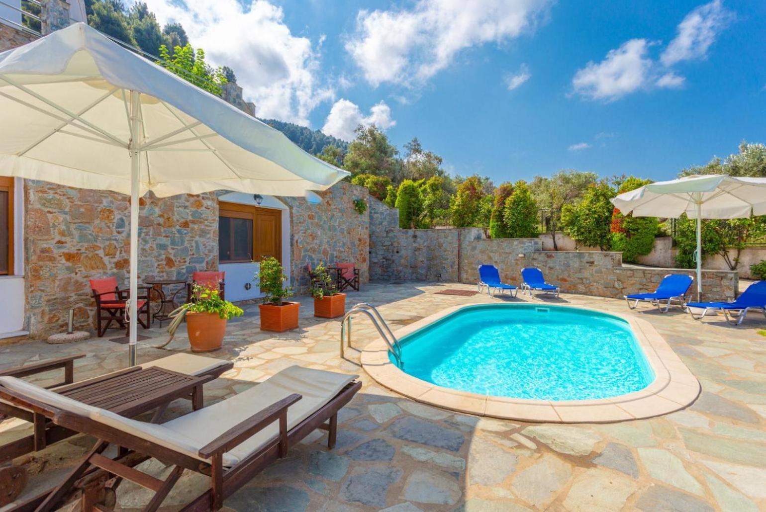 Villa Katerina Panormos  Bagian luar foto